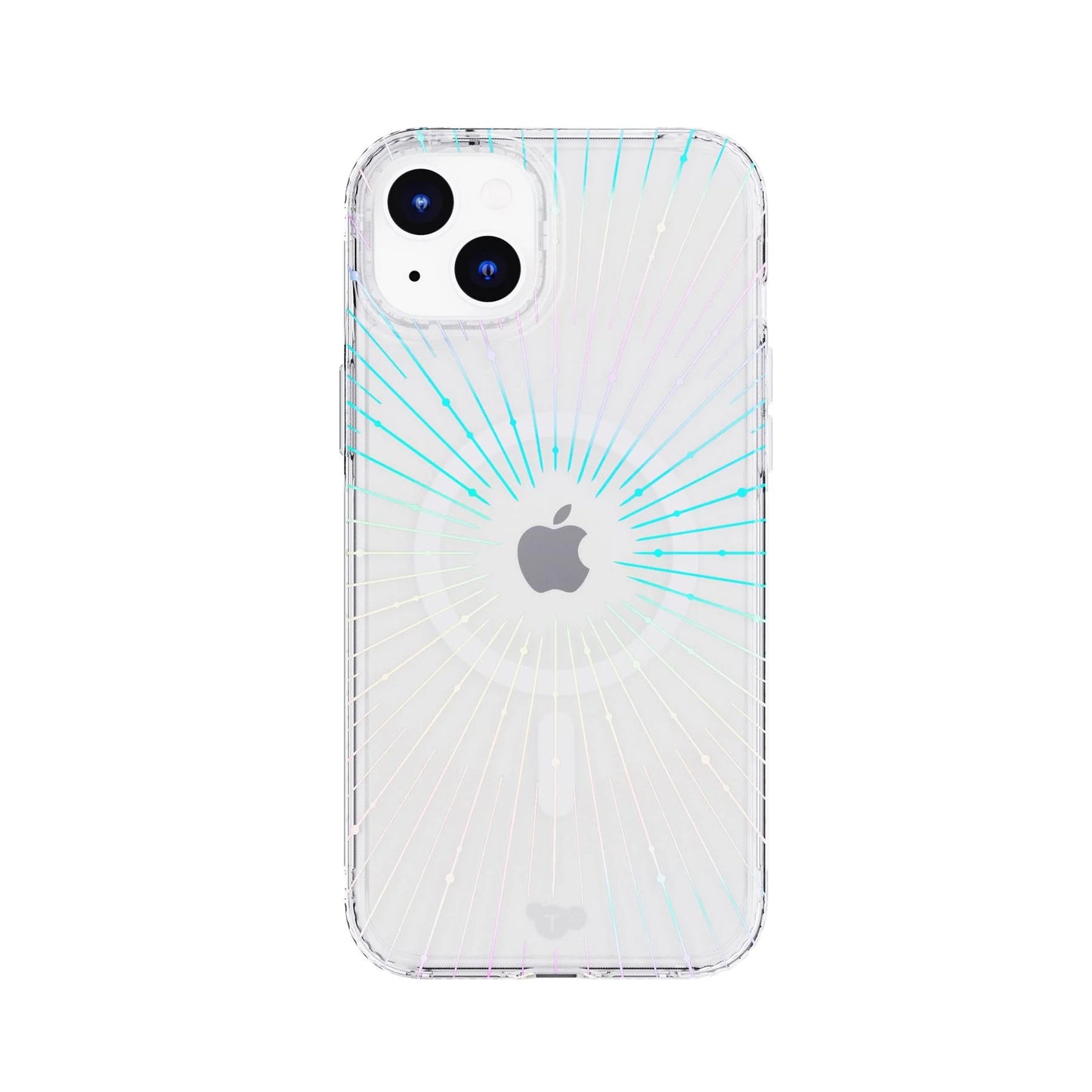 Tech21 Evo Clear hoesje avec MagSafe pour iPhone 15 Plus - Sparkle Solar