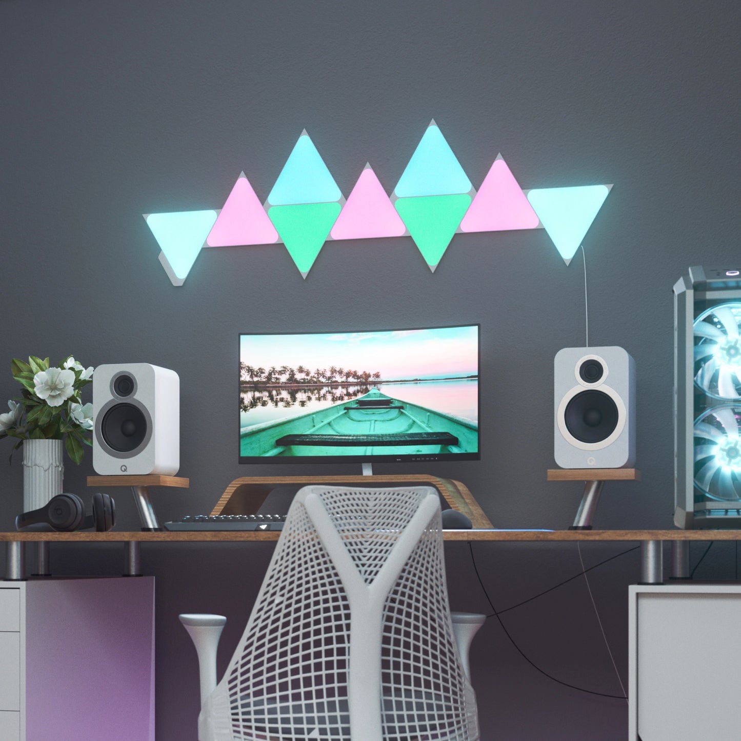 Nanoleaf Shapes - Triangles - Starter Kit - 9 panels