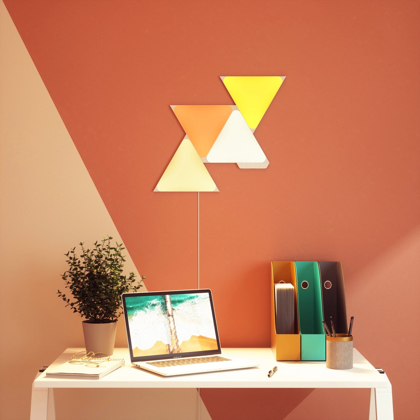 Nanoleaf Shapes - Triangles - Starter Kit - 4 panels