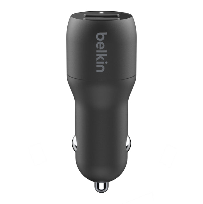 Belkin BoostCharge | Chargeur de voiture 2 ports USB-A (12W + 12W)