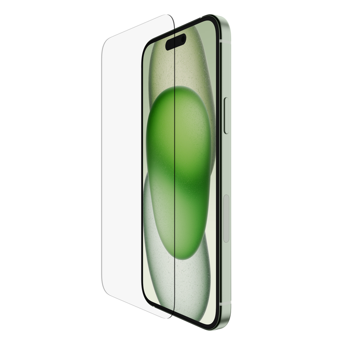 Belkin Protecteur d'écran pour iPhone 16 Plus/15 Plus/14 Pro Max - UltraGlass Anti-Microbial (BOXED)