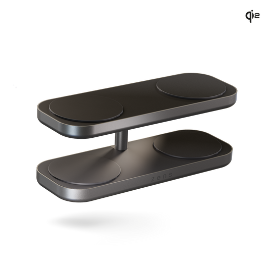 Zens Quattro Wireless Charger Pro 4 - Zwart