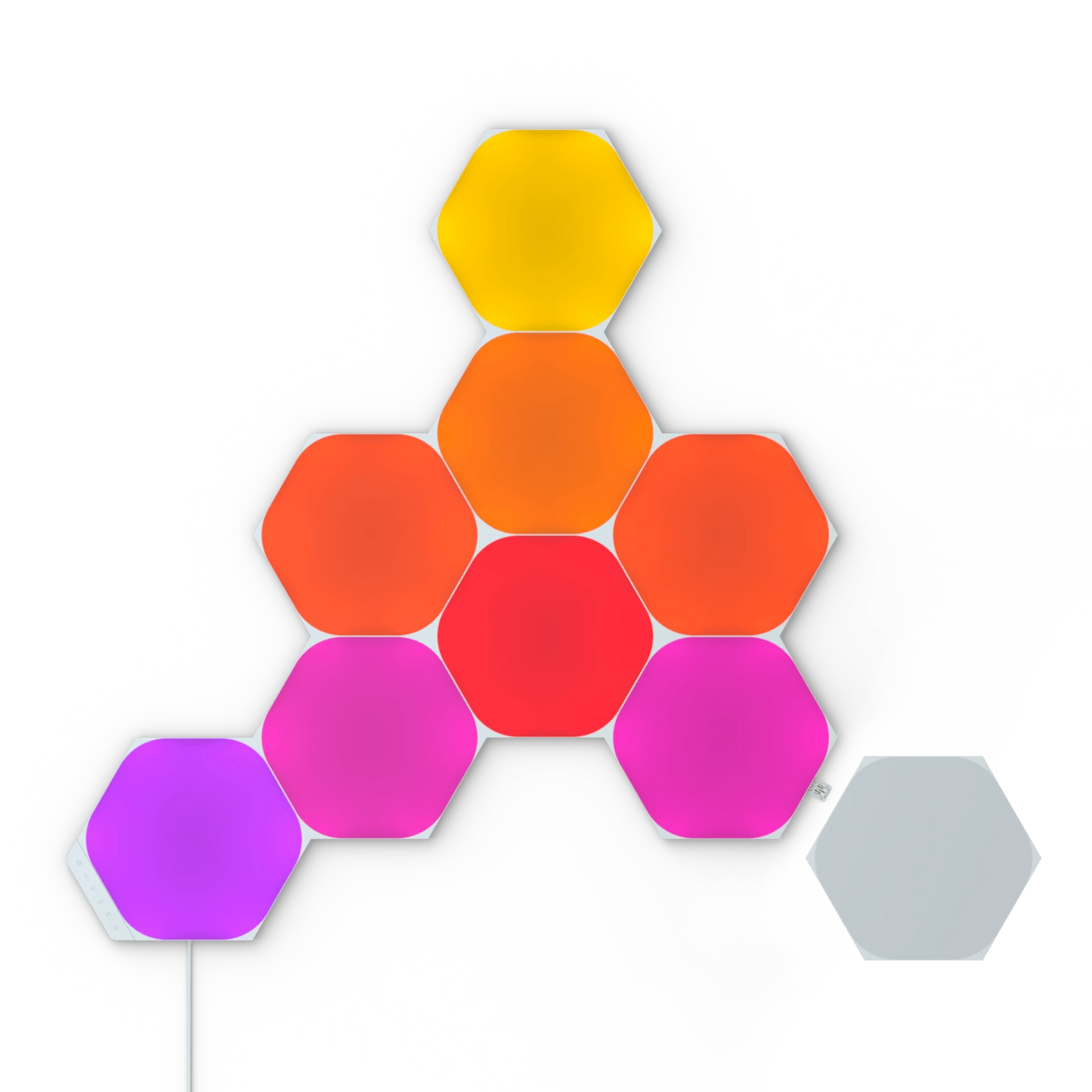 Nanoleaf Shapes - Hexagons - Starter Kit - 9 panels