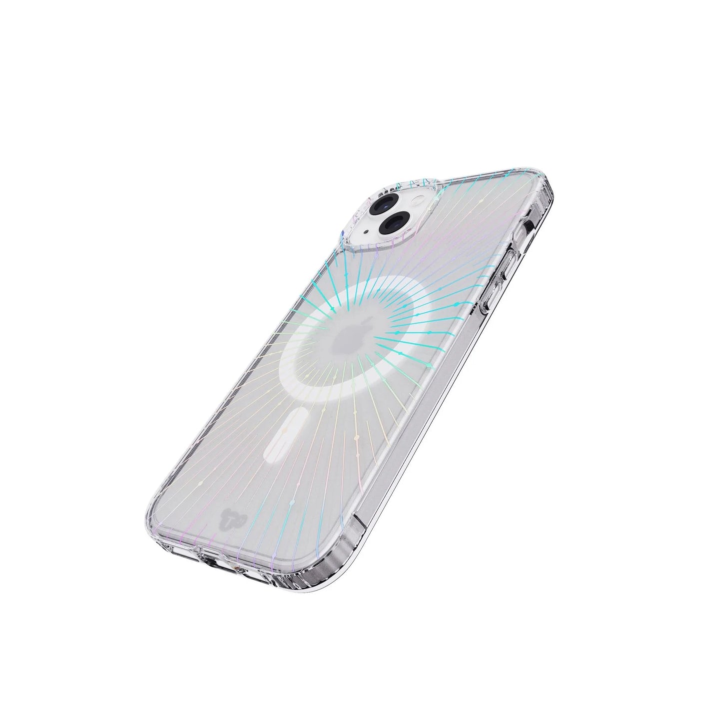 Tech21 Evo Clear met MagSafe voor iPhone 15 Plus - Sparkle Solar