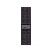 Geweven sportbandje van Nike - Zwart/blauw (41 mm)