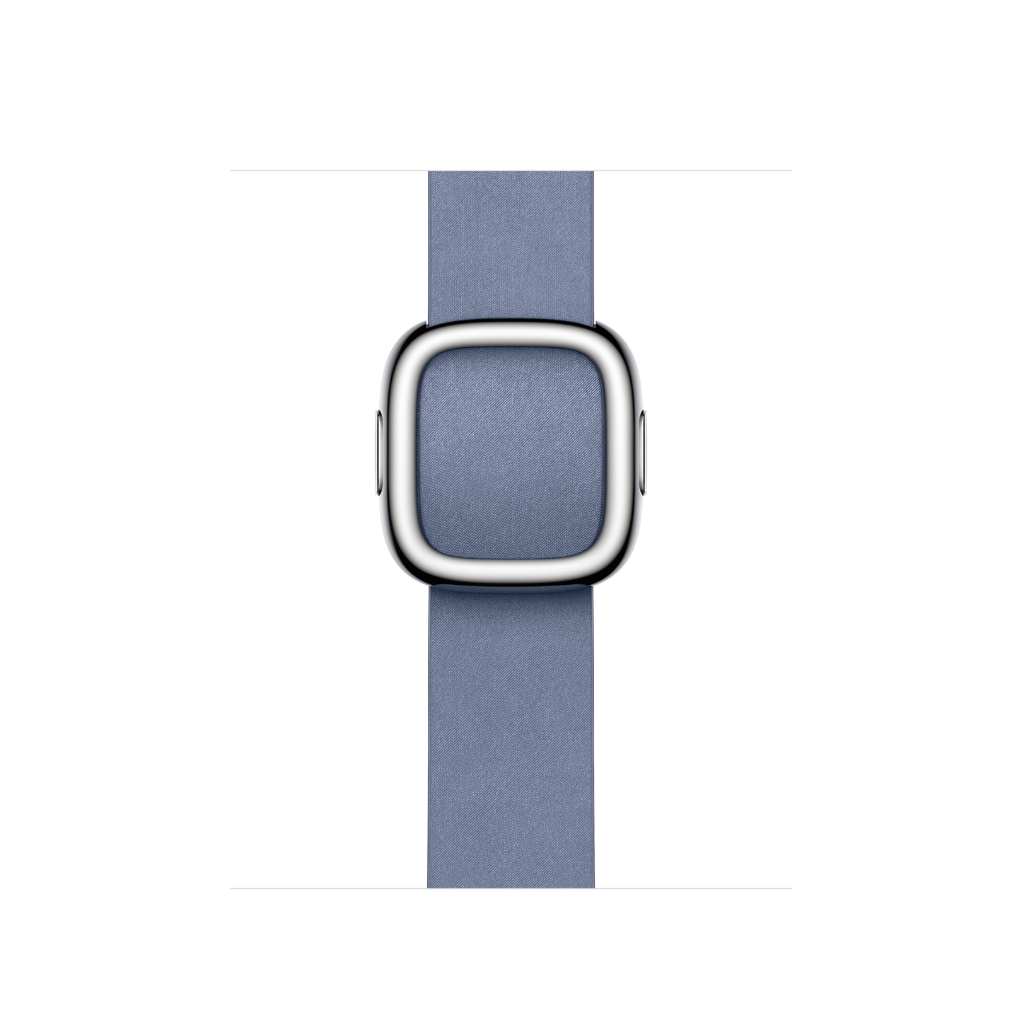 Lavendelblauw bandje, moderne gesp (41 mm) - Large