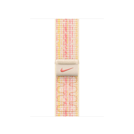 Boucle Sport Nike Lumière stellaire/Rose 41 mm