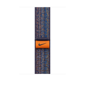 Geweven sportbandje van Nike - Game Royal/oranje (45 mm)