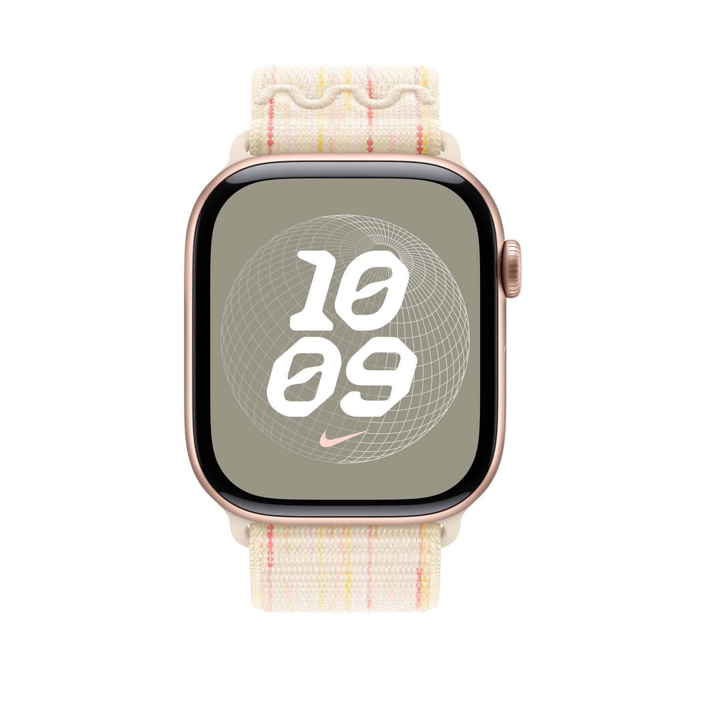 Boucle Sport Nike - Lumière stellaire/Rose (46 mm)