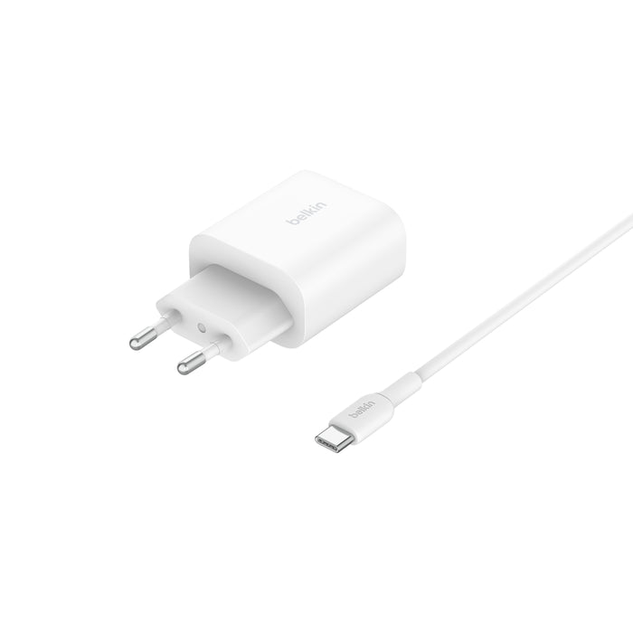 BoostCharge Pro | Station de recharge sans fil 3-en-1 avec Qi2 (15 W) - Blanc