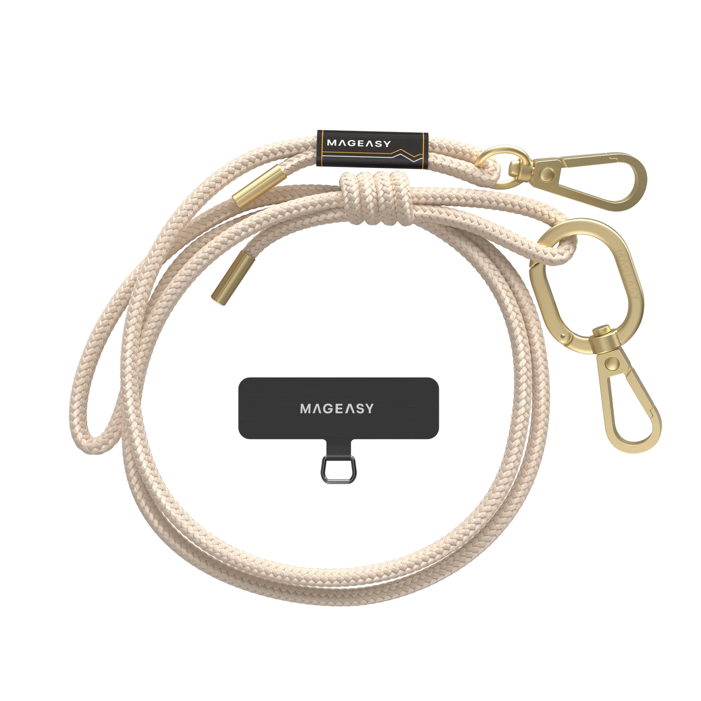 MagEasy Lanyard Strap 6mm - Beige