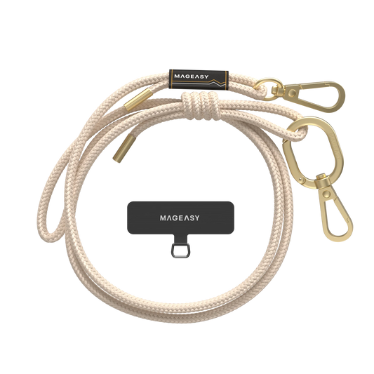 MagEasy Lanyard Strap 6mm - Beige