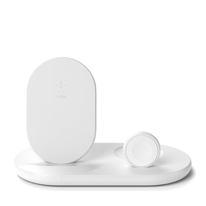 EOL Belkin BoostCharge | Chargeur sans fil 3-en-1 - Blanc