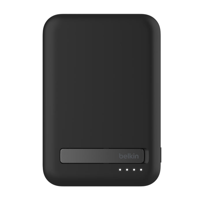 Belkin BoostCharge | Batterie externe sans fil magnétique 8K avec Qi2 + support - Noir