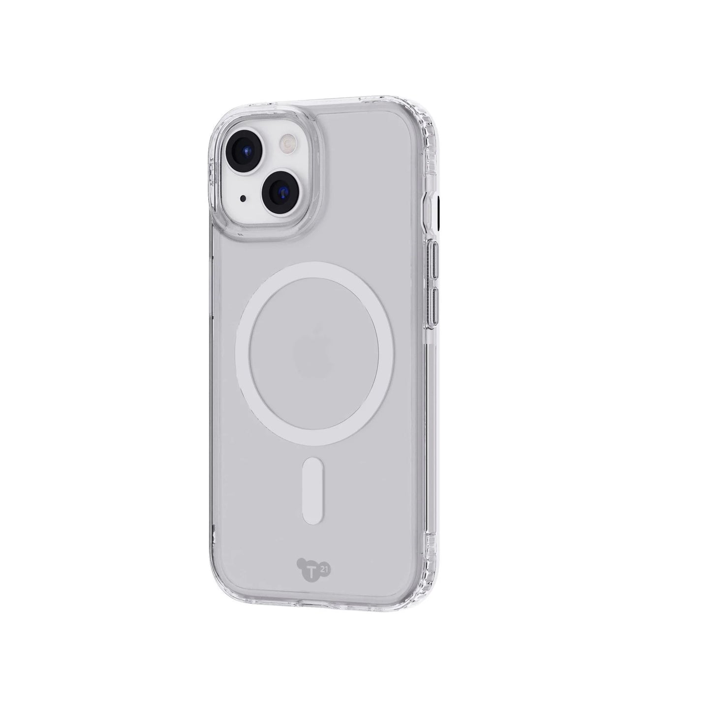 Tech21 Evo Clear hoesje avec MagSafe pour iPhone 13/14/15 - Transparent