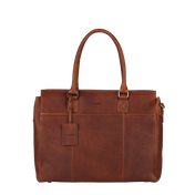 Burkely Sacoche en cuir pour MacBook 15/16 pouces - Antique Avery - Cognac