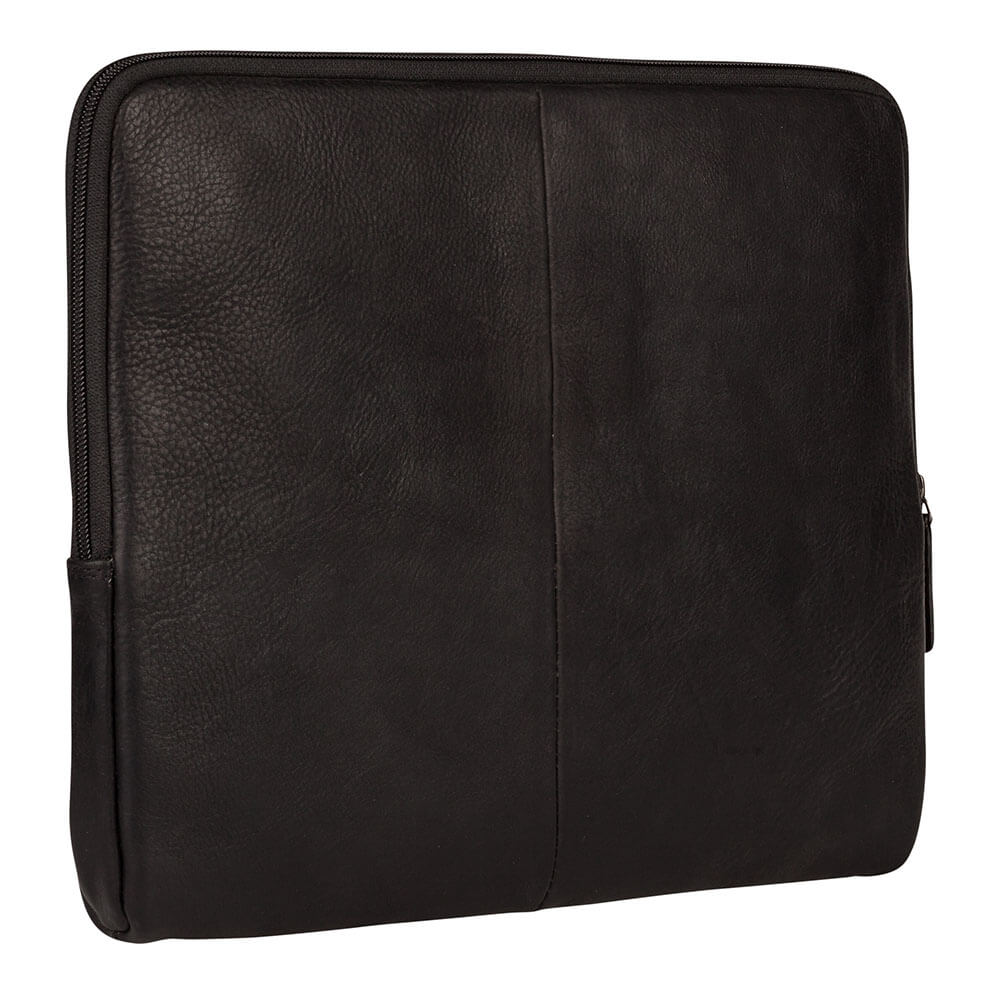 Burkely Leren hoes voor MacBook 13-inch - Antique Avery - Zwart