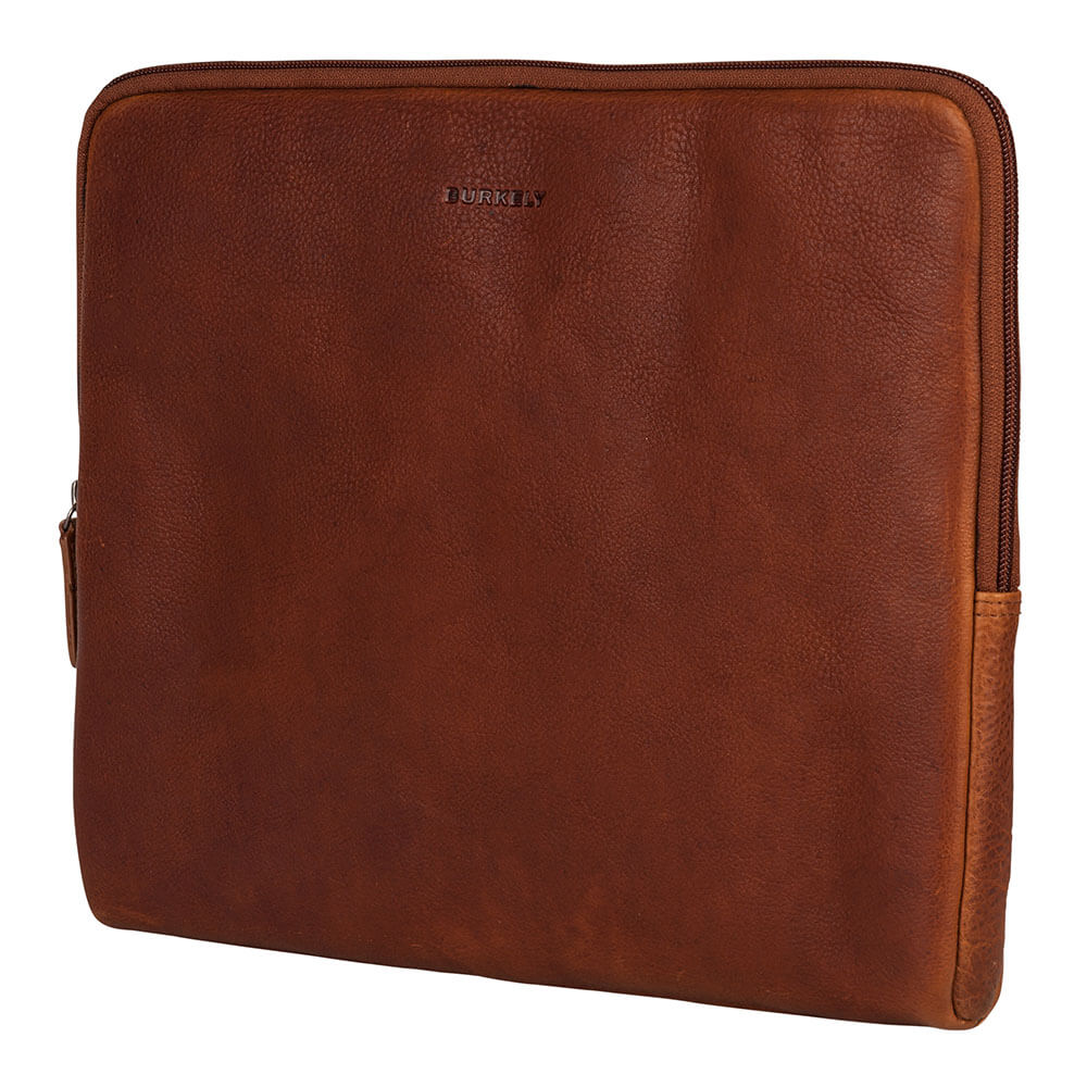 Burkely Leren hoes voor MacBook 15/16-inch - Antique Avery - Cognac