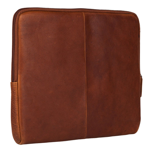 Burkely Leren hoes voor MacBook 15/16-inch - Antique Avery - Cognac