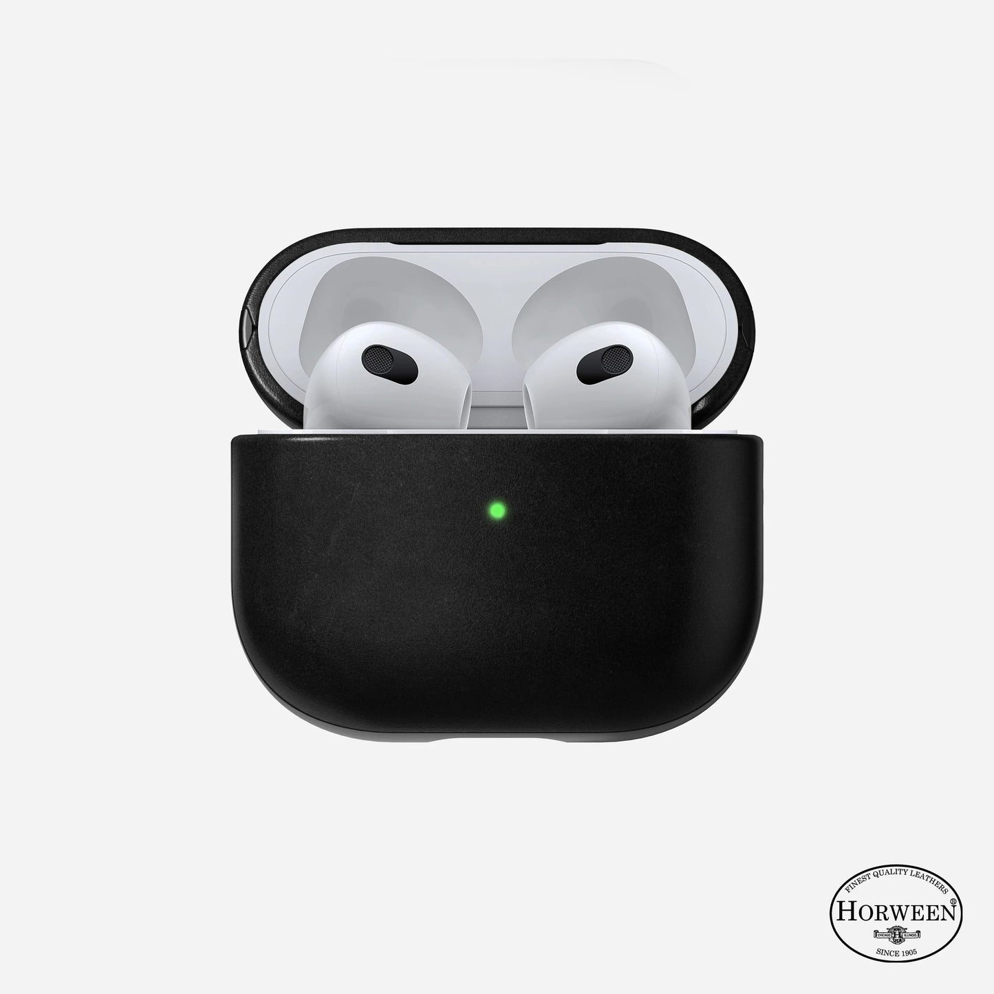 Nomad Coque en cuir pour AirPods (3e gén.) - Noir