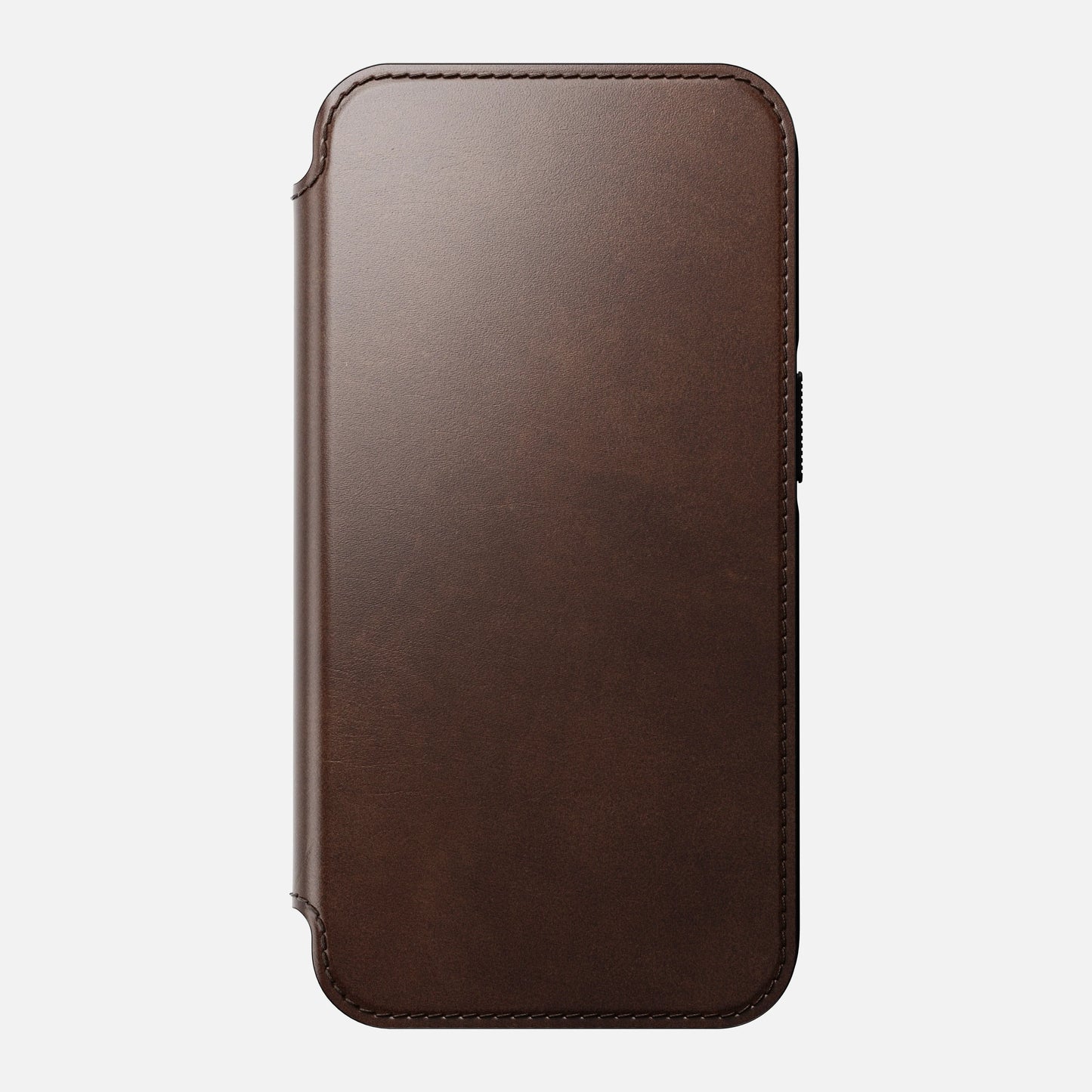 Nomad Modern Leather Folio pour iPhone 14 Pro - Cuir Horween - Brun Rustique