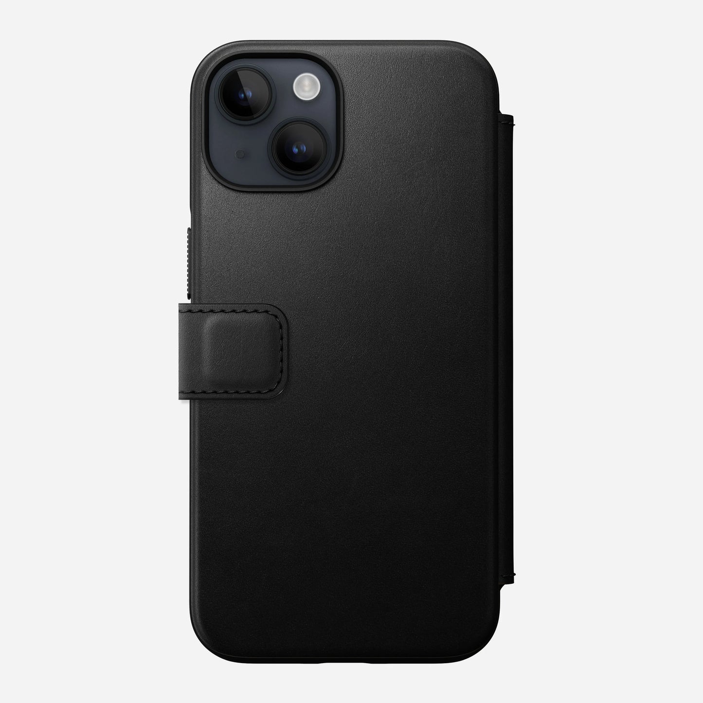 Nomad Modern Leather Folio pour iPhone 14 - Noir