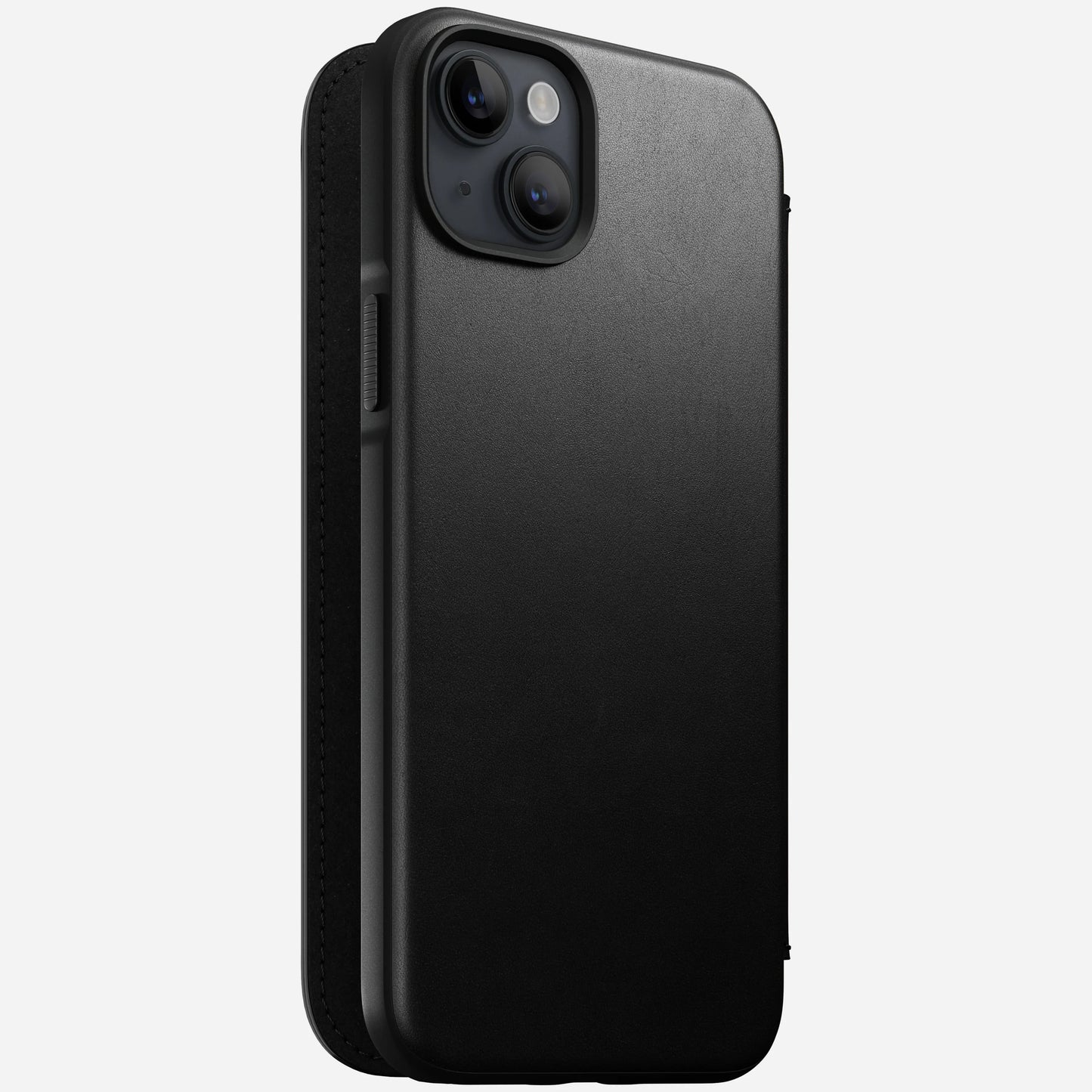 EOL Nomad Modern Leather Folio pour iPhone 14 Plus - Noir