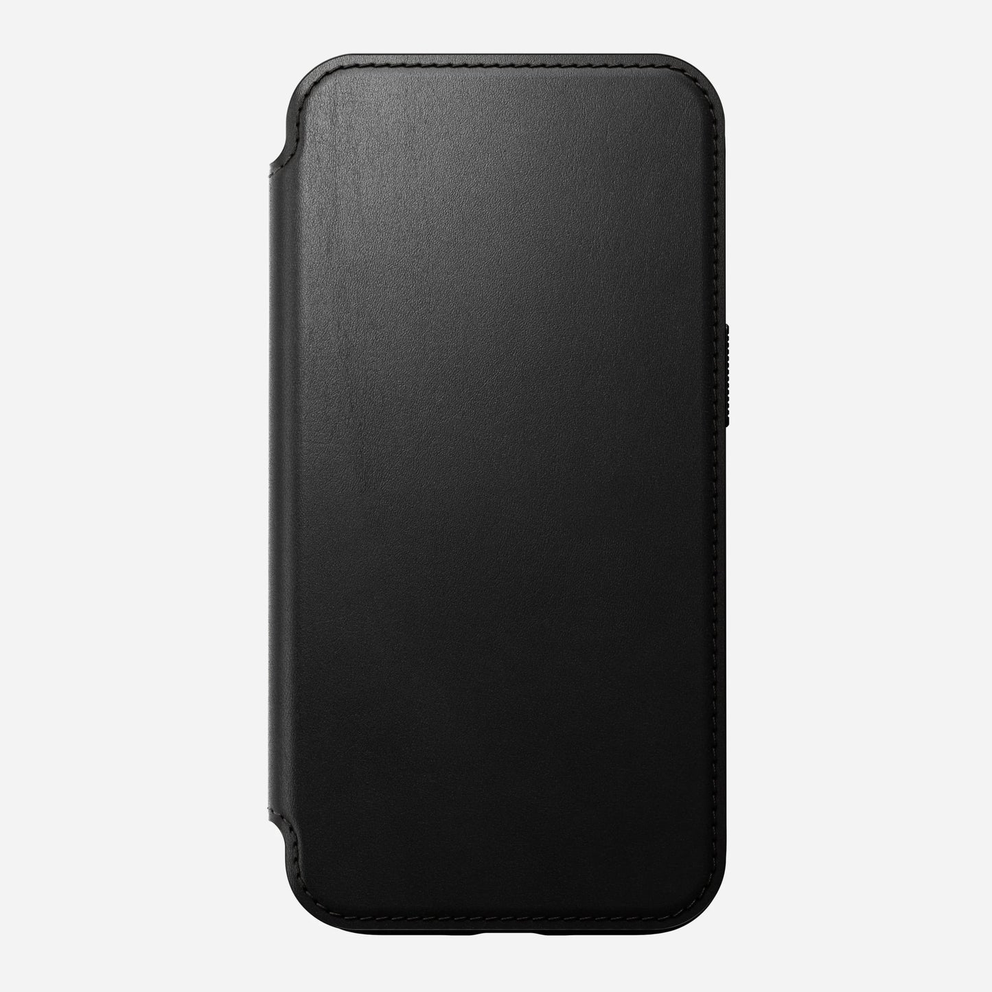 EOL Nomad Modern Leather Folio voor iPhone 15 - Zwart