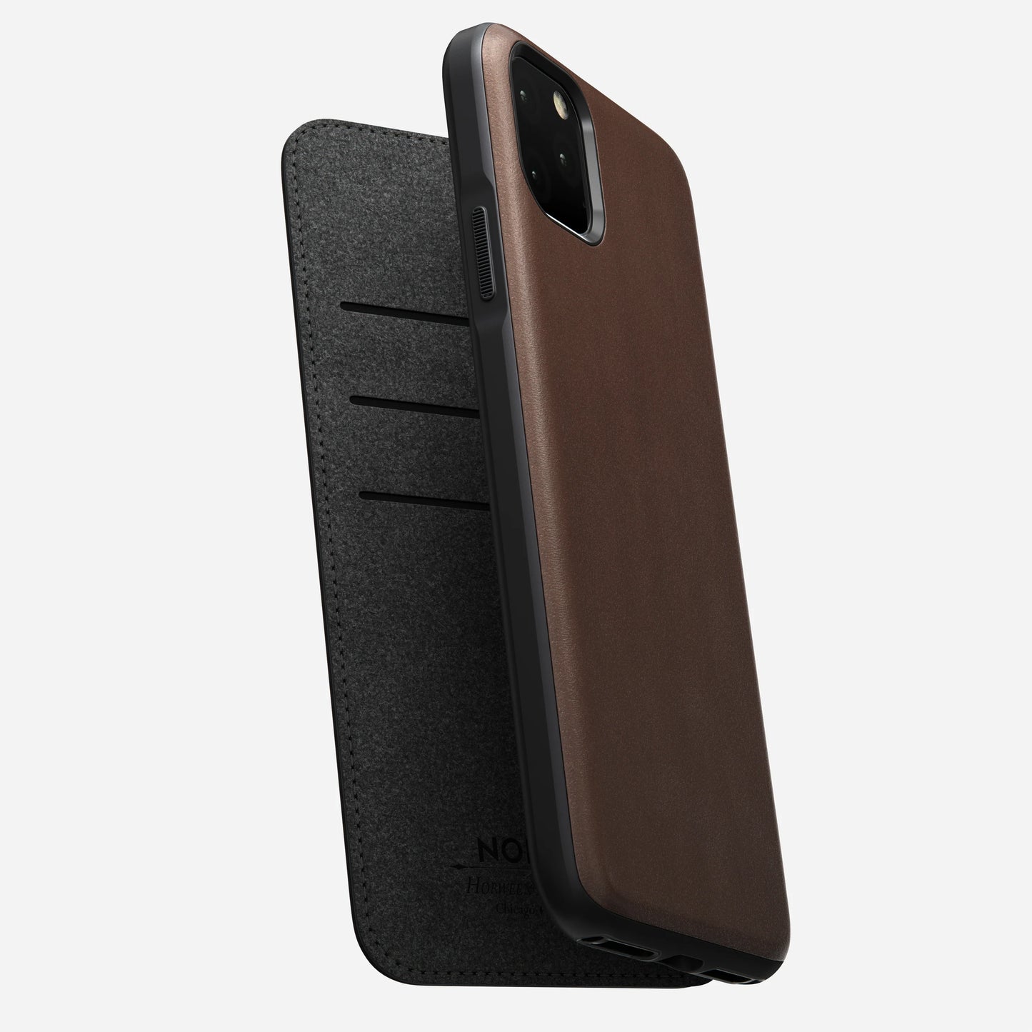 EOL Nomad Rugged Folio voor iPhone 11 Pro Max - Rustiek Bruin