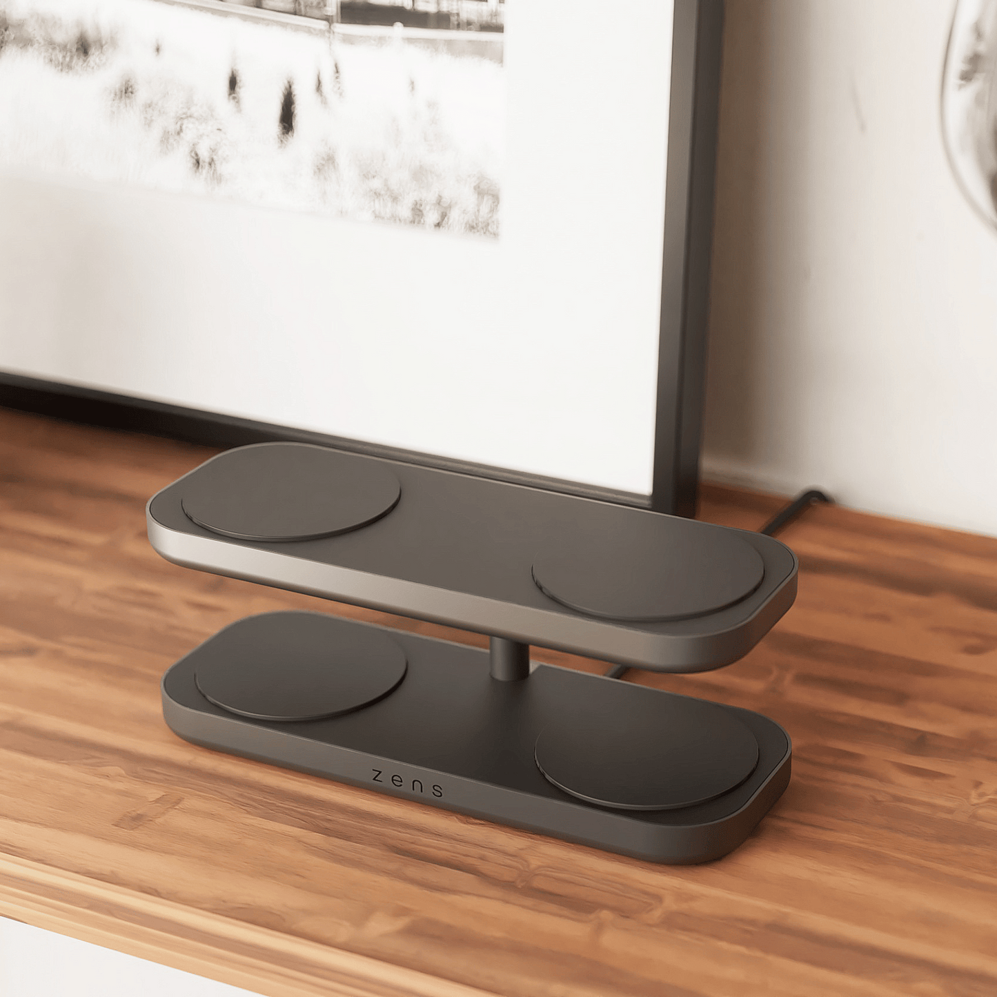 Zens Quattro Wireless Charger Pro 4 - Zwart