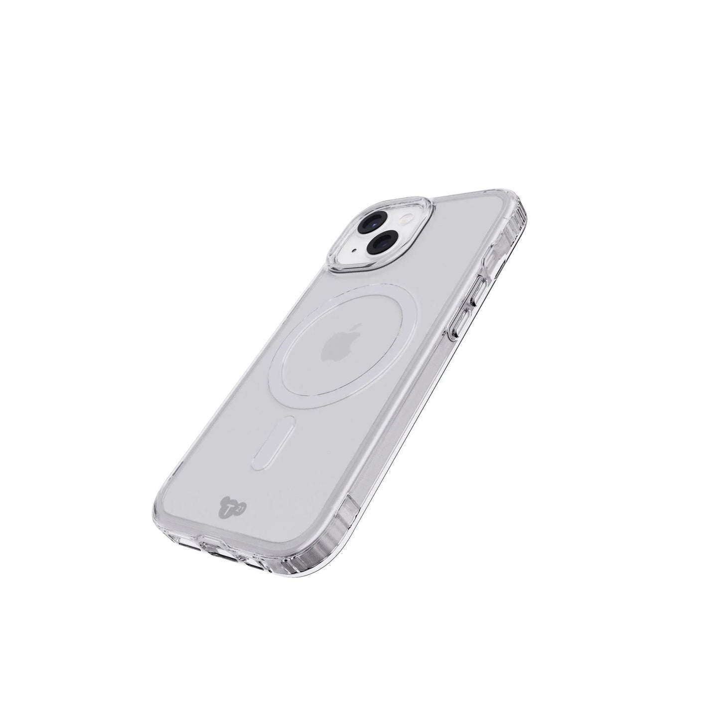 Tech21 Evo Clear hoesje avec MagSafe pour iPhone 13/14/15 - Transparent