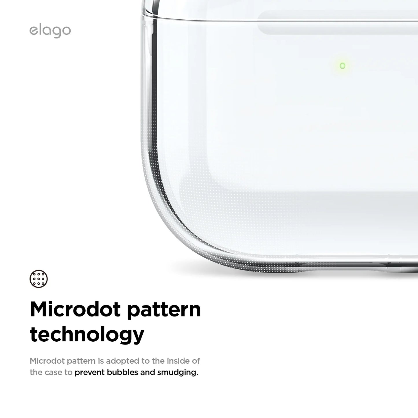 Elago Clear Hang Case pour AirPods 4 - Transparent