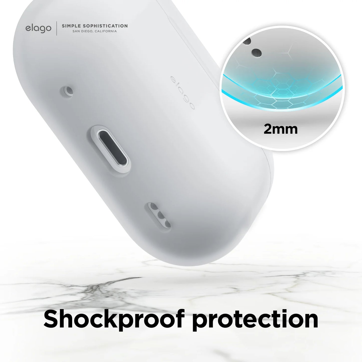 Elago Silicone Case pour AirPods Pro (2e gén.) - Menthe