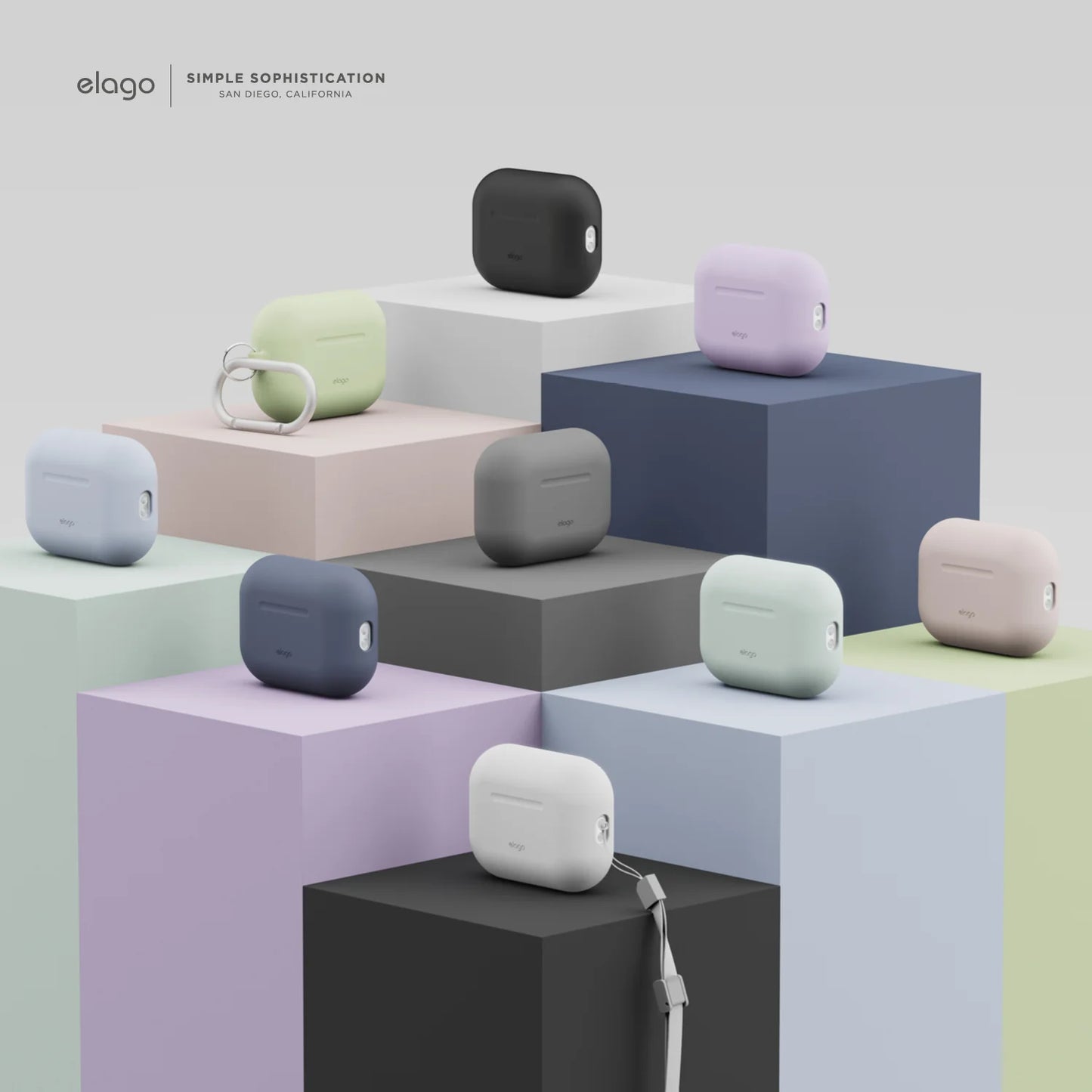 Elago Silicone Case pour AirPods Pro (2e gén.) - Menthe