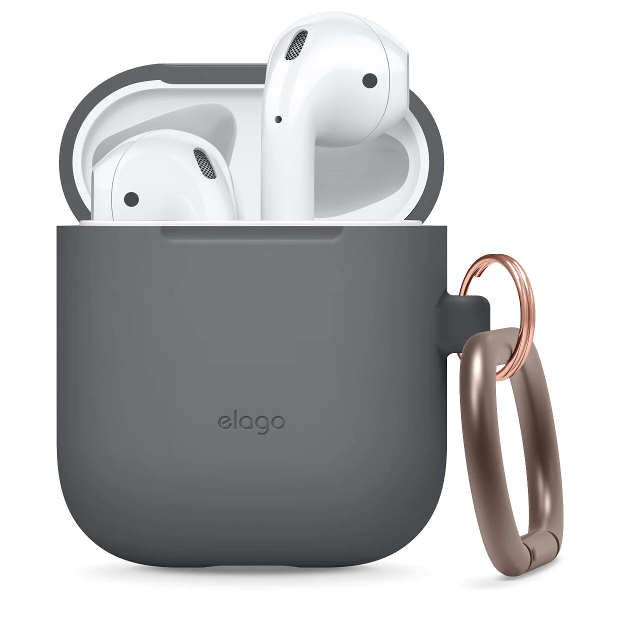 EOL Elago Silicon Case pour AirPods (1e & 2e gén.) - Gris foncé