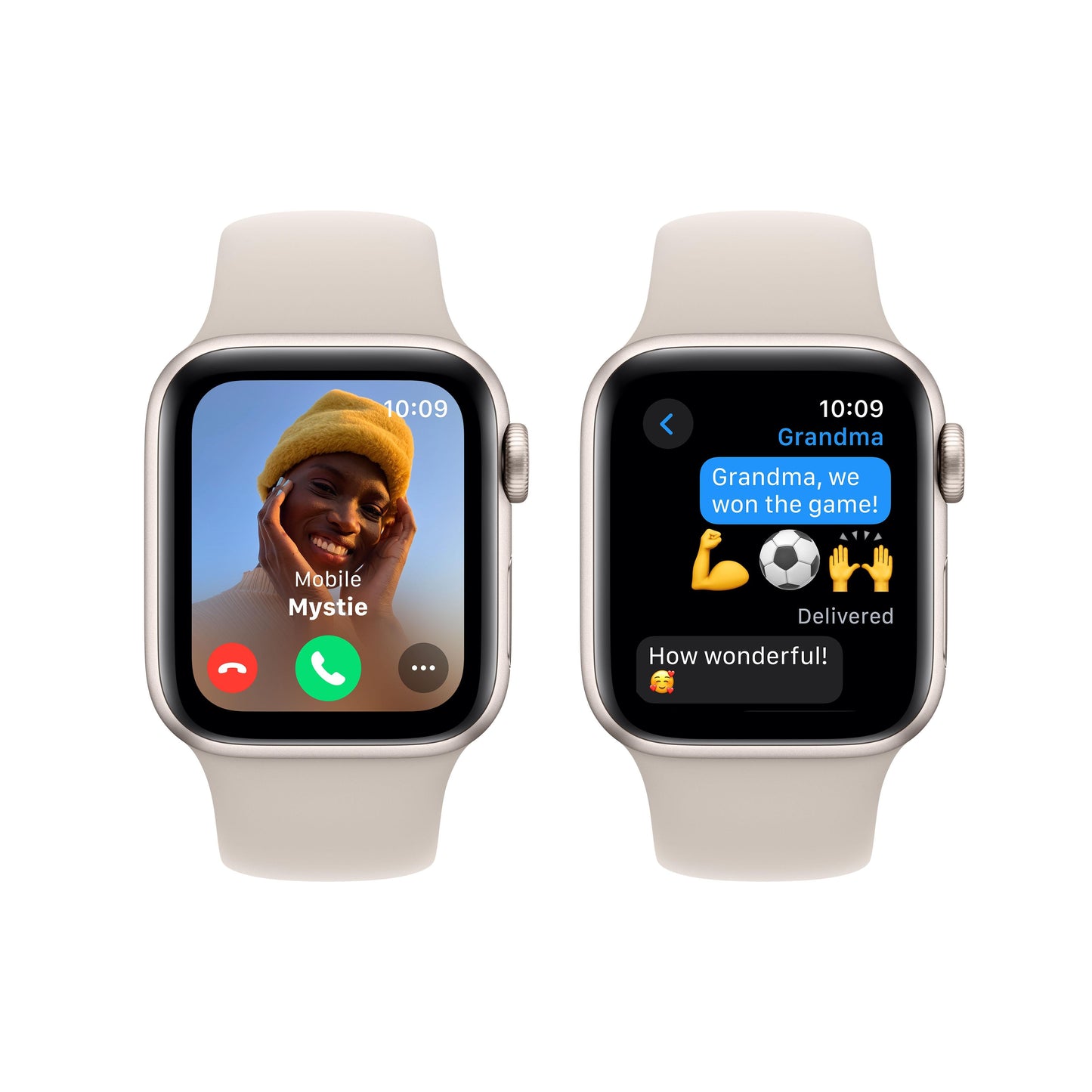 [OPEN BOX] Apple Watch SE (GPS) • 40‐mm kast van sterrenlicht aluminium • Sterrenlicht sportbandje - S/M