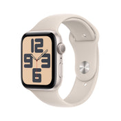 [OPEN BOX] Apple Watch SE GPS, Boîtier en aluminium lumière stellaire de 44 mm, Bracelet Sport lumière stellaire - M/L