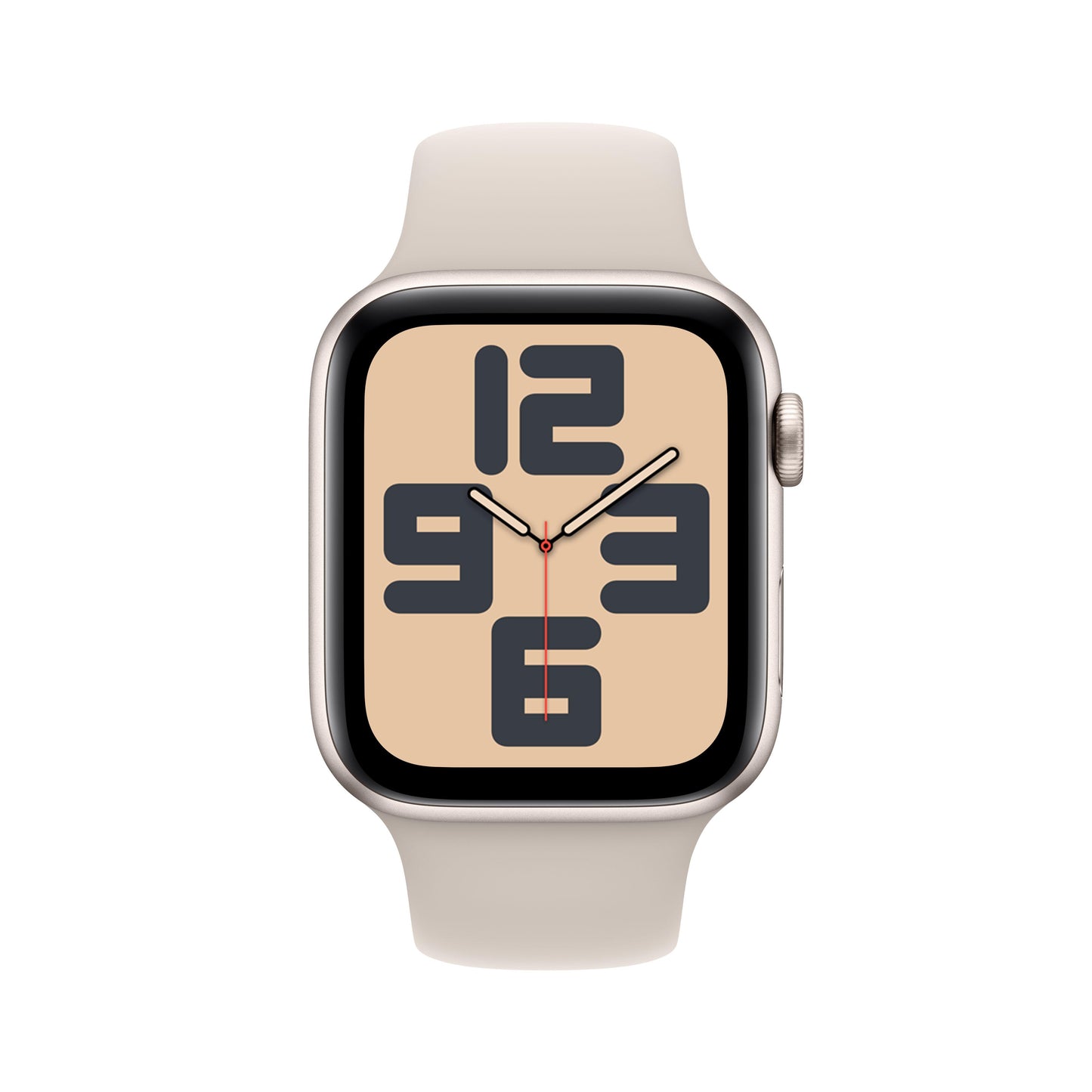 [OPEN BOX] Apple Watch SE (GPS) • 44‐mm kast van sterrenlicht aluminium • Sterrenlicht sportbandje - M/L