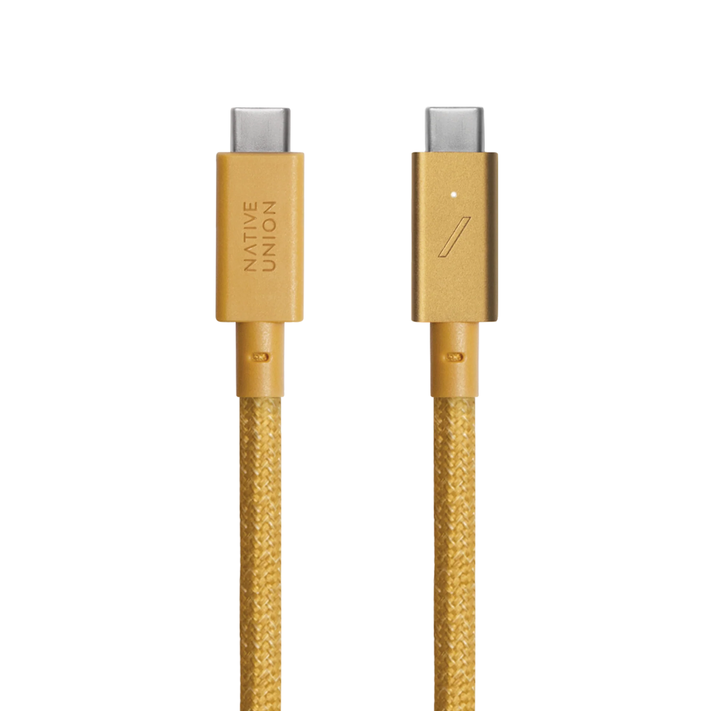 Native Union Belt Pro Câble USB-C vers USB-C - 2,4m - Jaune Moutarde - 240W