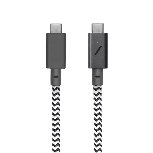 Native Union Belt Pro Câble USB-C vers USB-C - 2,4m - Zebra - 240W