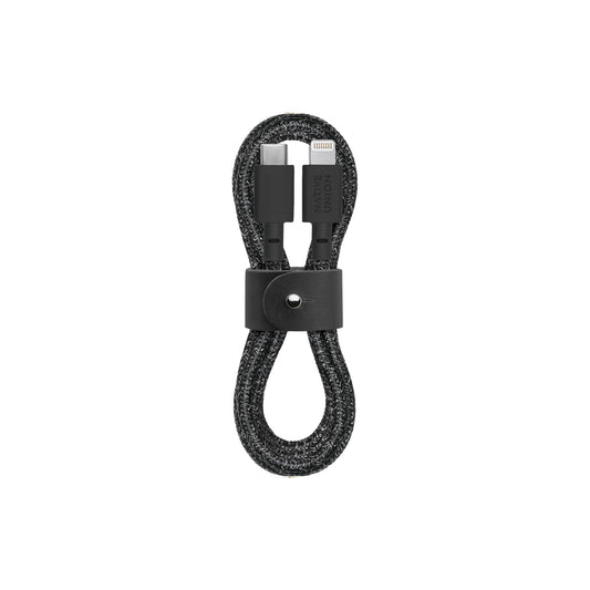 Native Union Belt Câble USB-C-vers-Lightning - 1,2m - Cosmos Noir