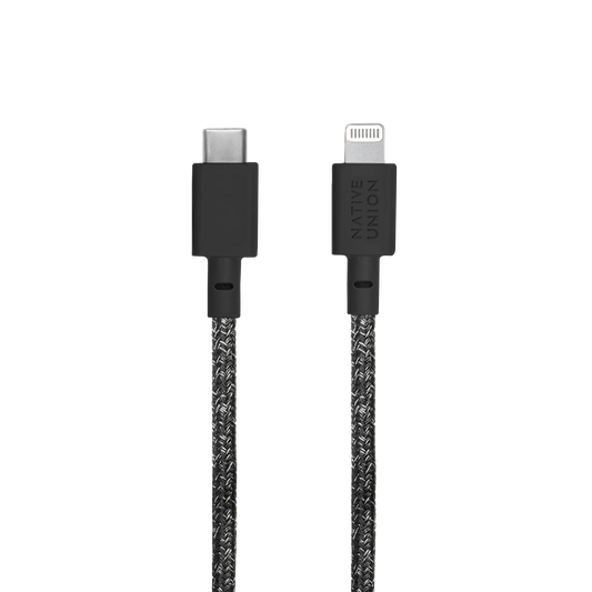 Native Union Belt XL Câble USB-C vers Lightning - 3m - Cosmos Noir