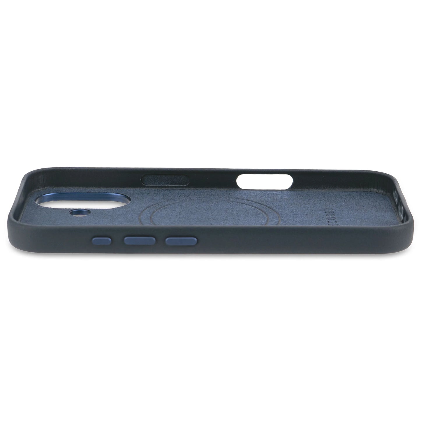 Decoded Housse en cuir pour iPhone 16 - Blue marine