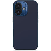 Decoded Antimicrobial Silicone Backcover voor iPhone 16 - Marineblauw