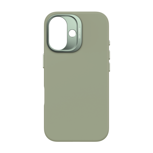 Decoded Antimicrobial Silicone Backcover voor iPhone 16 - Jade