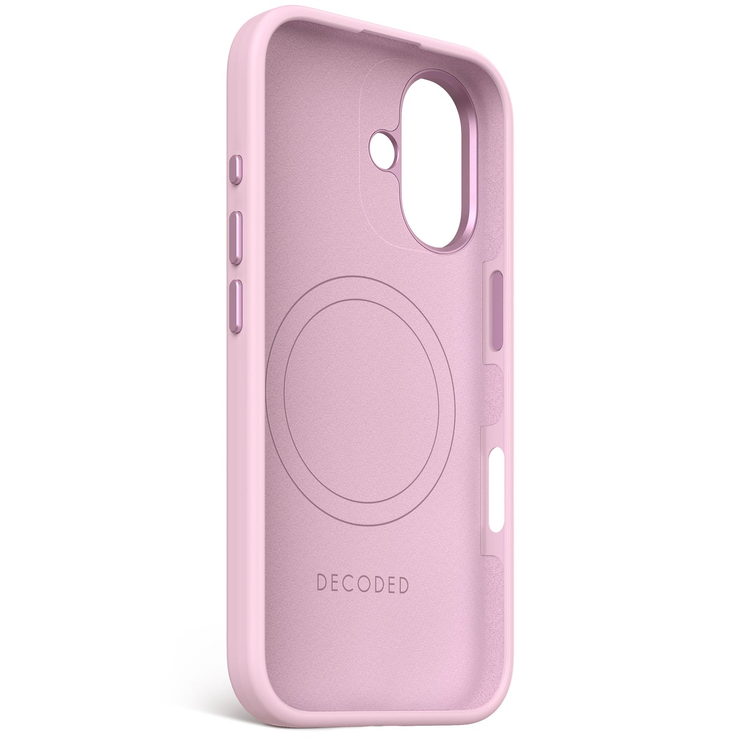 Decoded Antimicrobial Silicone Backcover pour iPhone 16 - Lavender