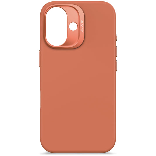 Decoded Antimicrobial Silicone Backcover voor iPhone 16 - Terra