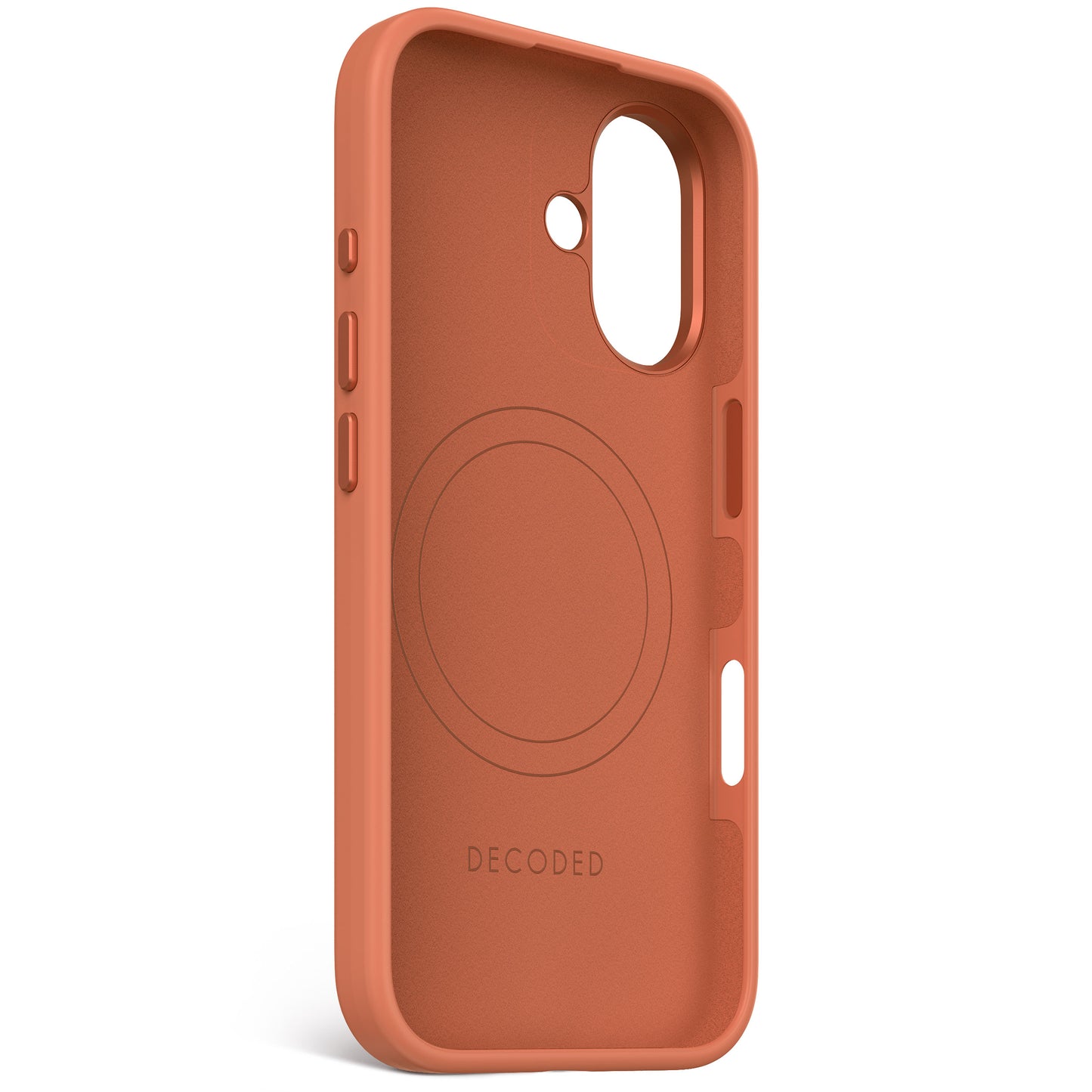 Decoded Antimicrobial Silicone Backcover pour iPhone 16 - Terra