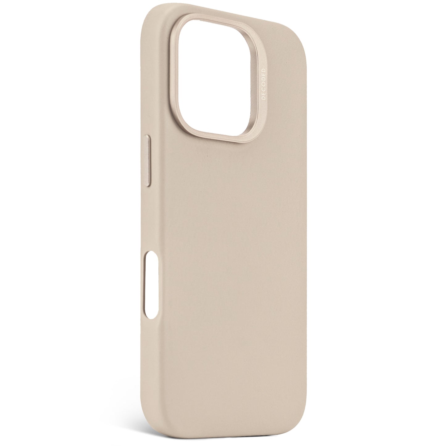 Decoded Housse en cuir pour iPhone 16 Pro - Argile