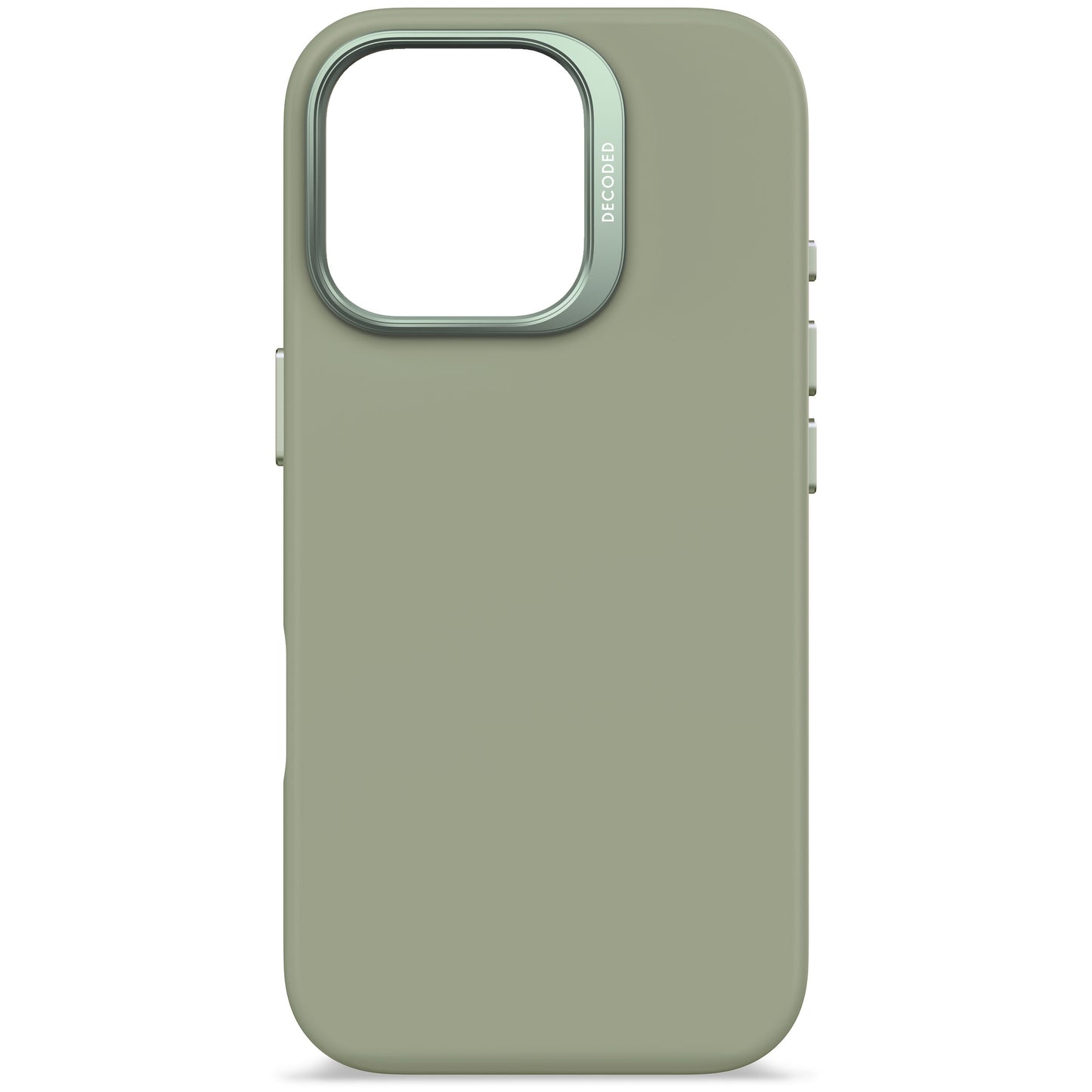 Decoded Antimicrobial Silicone Backcover pour iPhone 16 Pro - Jade